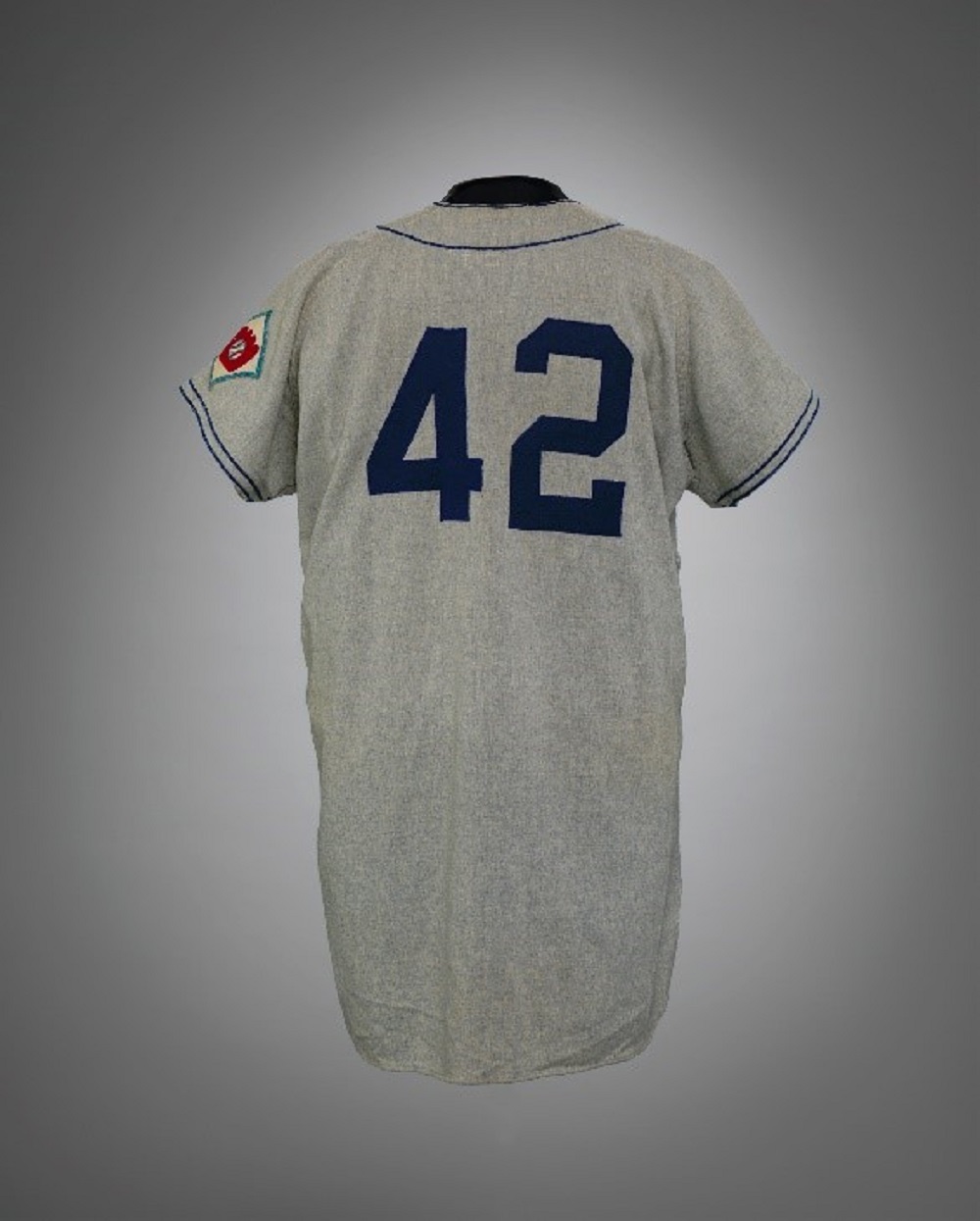 National museum of african american history and culture displays jackie robinsons jersey in honor of th anniversary of robinsons major league debut smithsonian institution