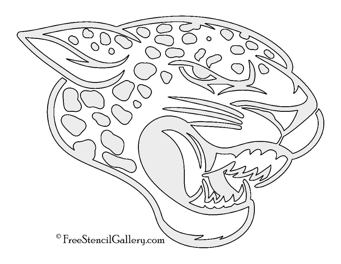 Nfl jacksonville jaguars stencil free stencil gallery jacksonville jaguars logo sports coloring pages jacksonville jaguars