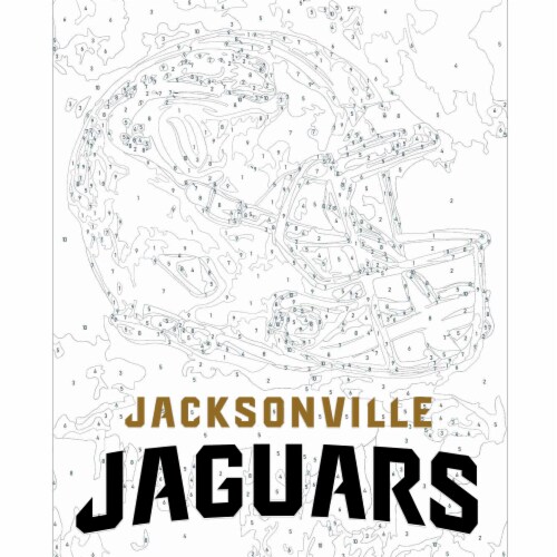 Sporticultureâ nfl jacksonville jaguars team pride paint by number craft kit ct