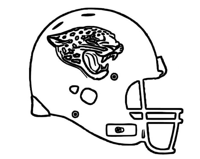 Printable coloring pages jaguars helmet jaguars football oakland raiders football