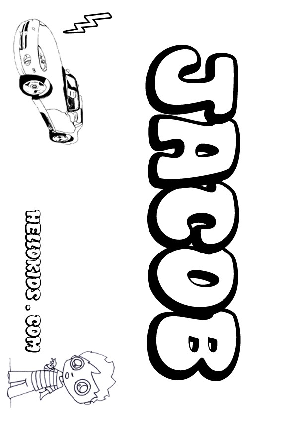 Jacob coloring pages