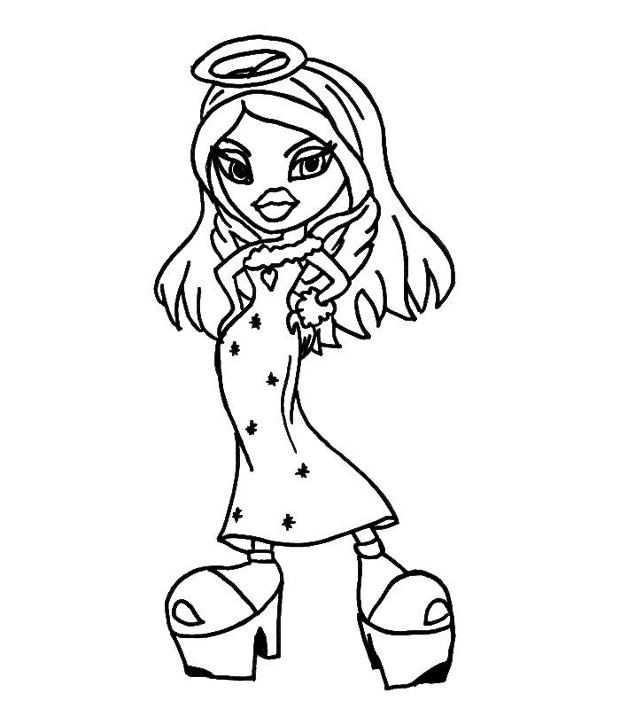Unleash your creativity with free bratz baby coloring pages