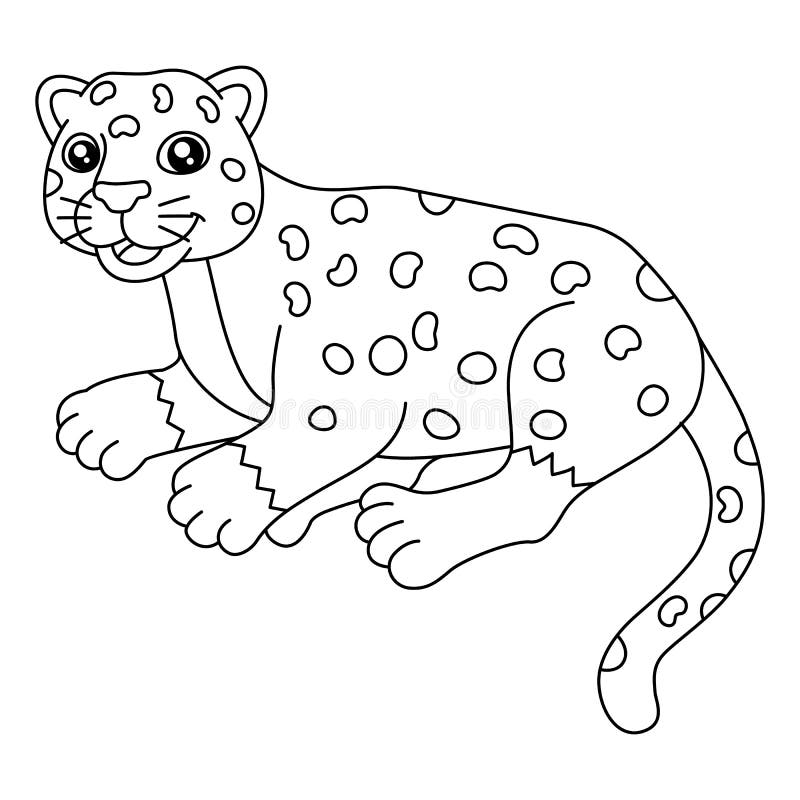 Jaguar colouring stock illustrations â jaguar colouring stock illustrations vectors clipart