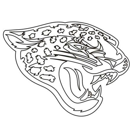 Jacksonville jaguars team from nfl coloring and activity page nfl logo sports coloring pages jaguars
