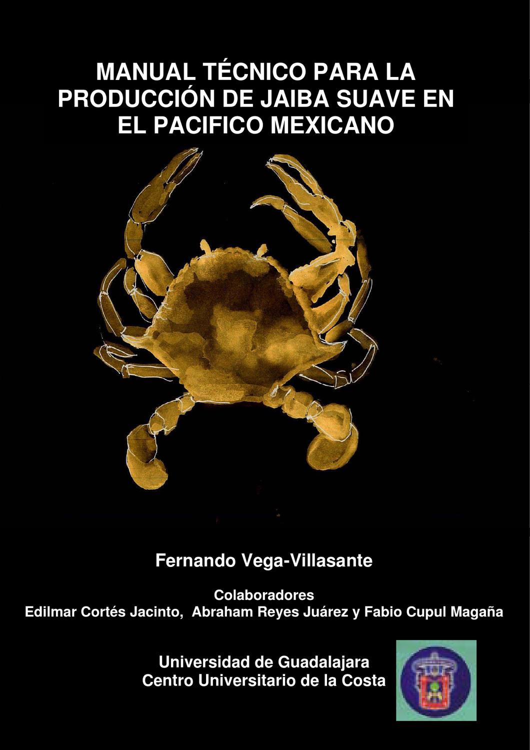 Manual para la producciãn de jaiba suave by fernando vega