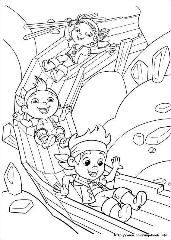 Jake and the never land pirates coloring picture