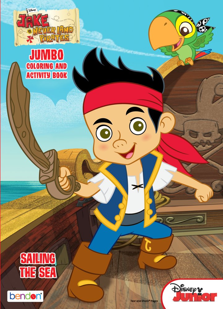 Jake and the never land pirates colouring activity book party city