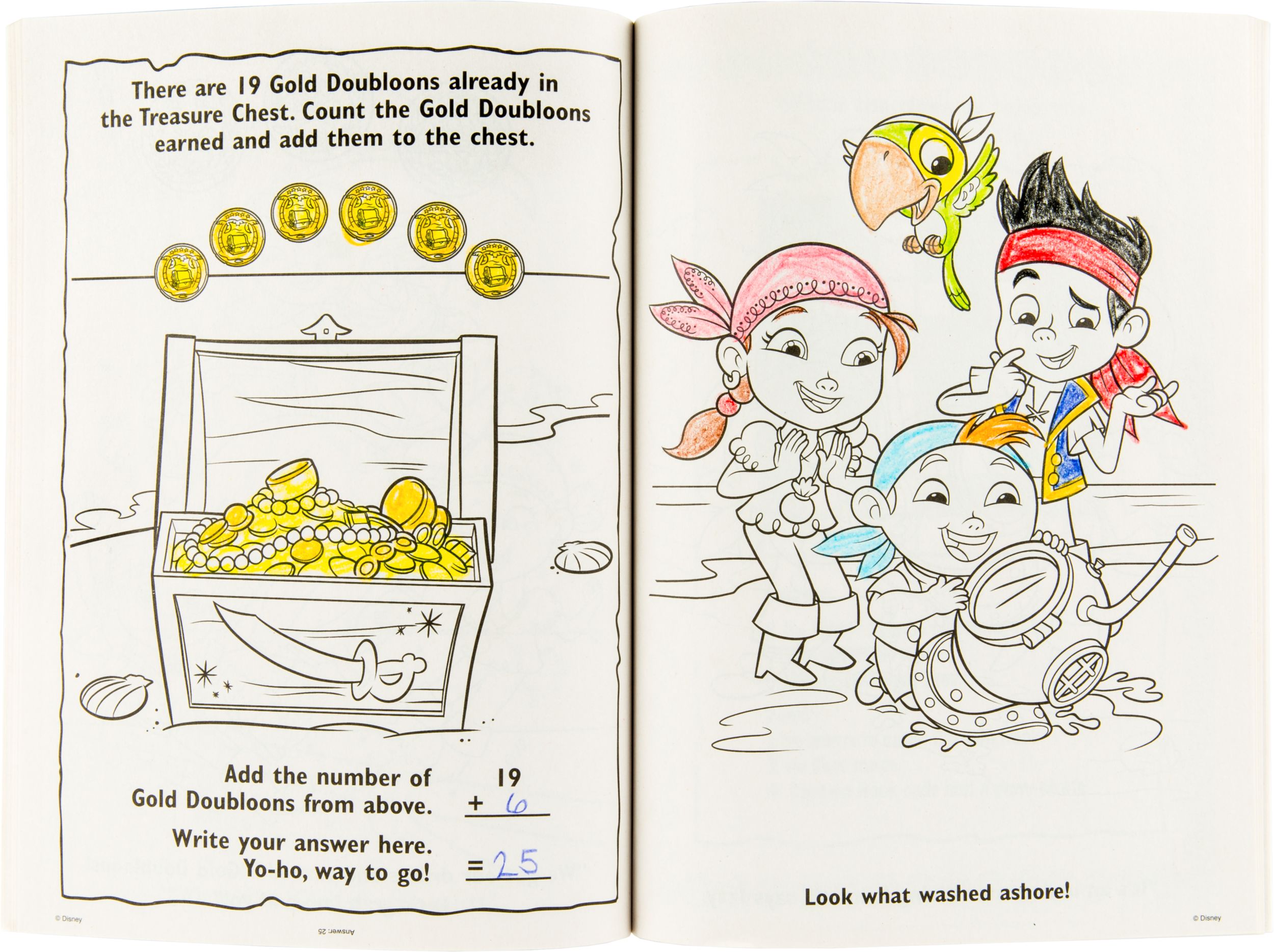 Jake and the never land pirates colouring activity book party city