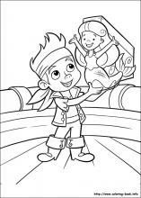 Jake and the never land pirates coloring pages on coloring