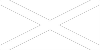 Coloring page for the flag of jamaica