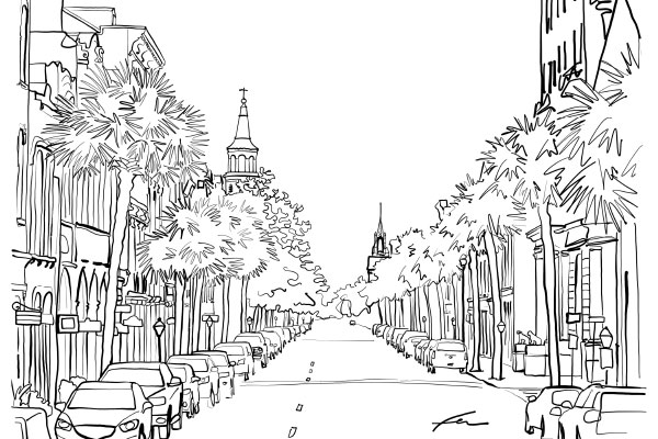 Charleston sc coloring pages