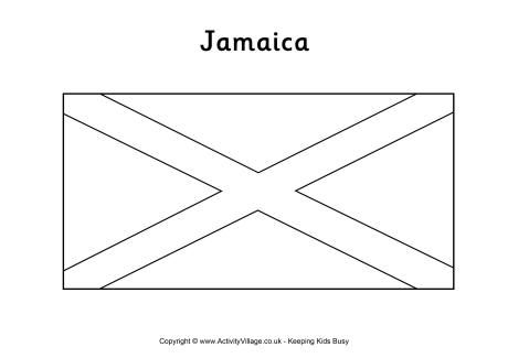 Jamaica flag louring page flag loring pages jamaica flag flag printable