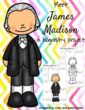Meet james madison biography pages by teach in the peach tpt