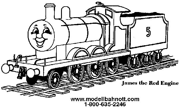 Image from httpwwwmodellbahnottthomasbrittartjamesgif train coloring pages coloring pages thomas the train