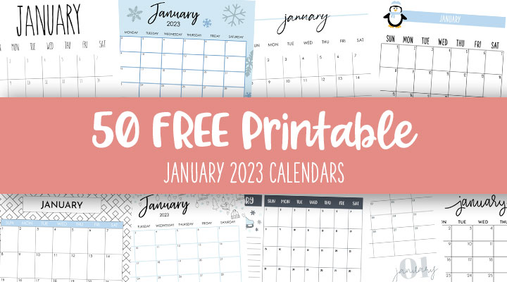 January calendars