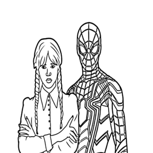 Wednesday coloring pages printable for free download