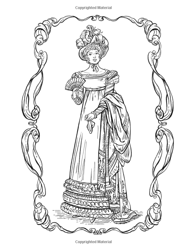 Color me jane a jane austen adult coloring book mini libros disenos de unas dibujos