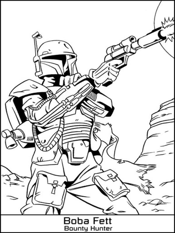 Mandalorian coloring pages