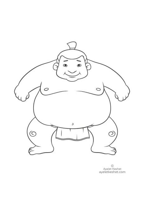 Free coloring pages about japan for kids