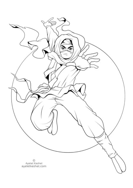 Free coloring pages about japan for kids