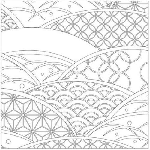 Japanese coloring books for adults