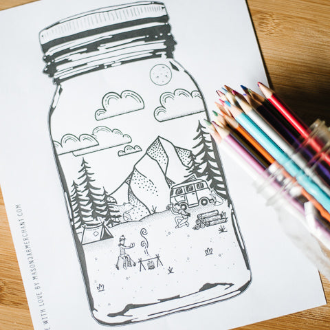 Great outdoors free printable coloring pages