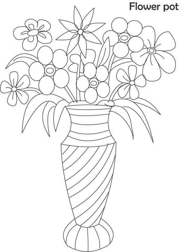 Dibujos para colorear floreros florero dibujo dibujos animal facil de dibujar