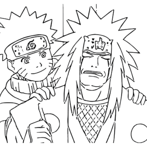 Jiraiya coloring pages printable for free download