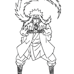 Jiraiya coloring pages printable for free download