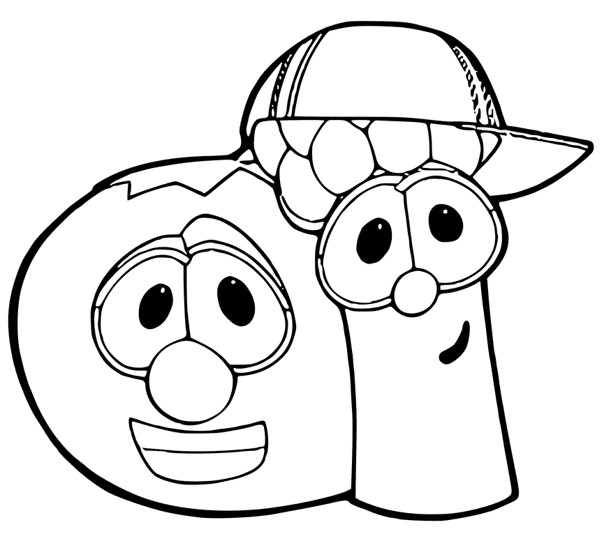Veggietales coloring pages printable for free download