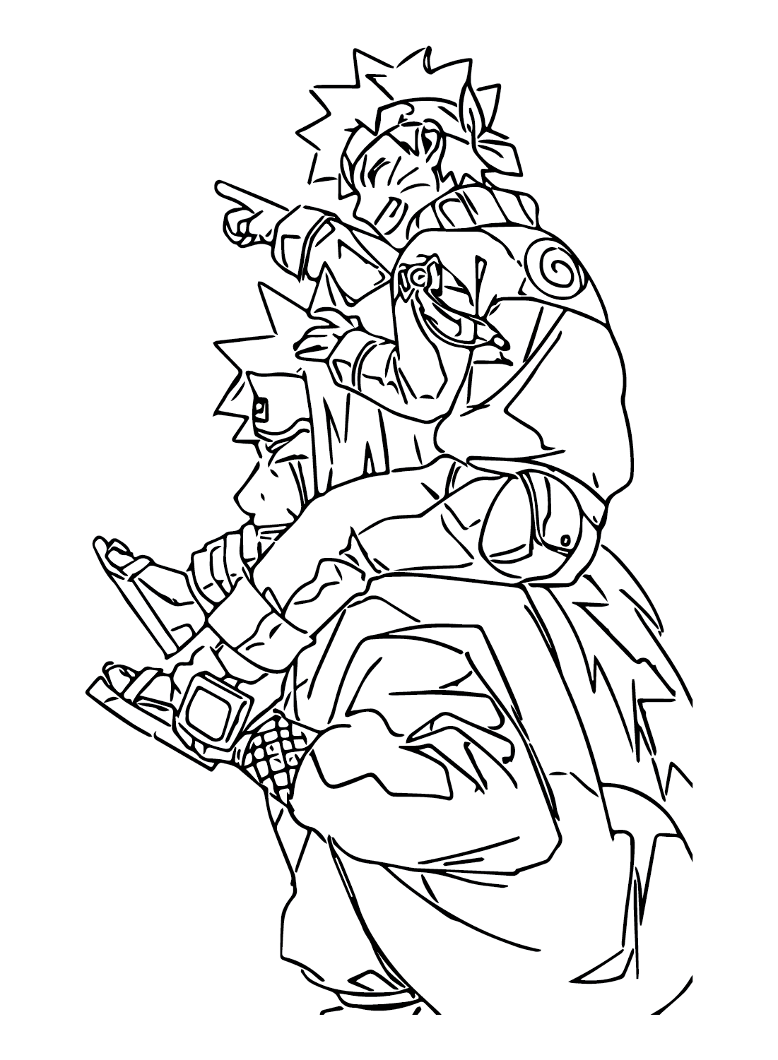 Jiraiya coloring pages printable for free download