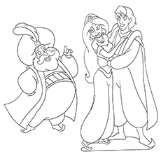 Top free printable princess jasmine coloring pages online