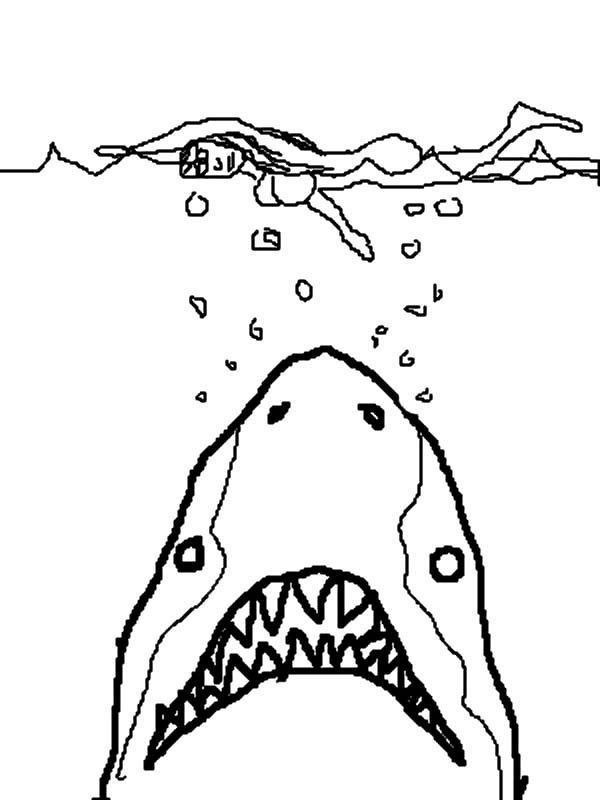 Download or print this amazing coloring page jaws famous picture coloring pages coloring pages colouring pagâ coloring pages colouring pages famous pictures