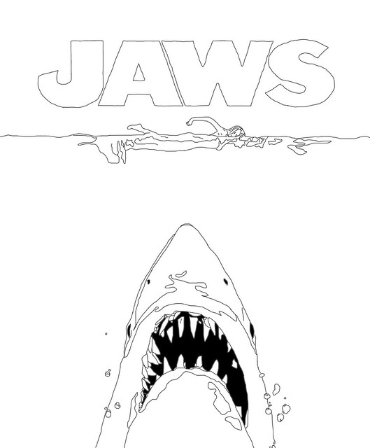 Jaws poster claireheffer