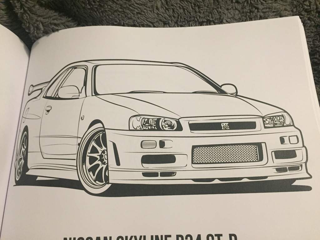 Jdm coloring book garage amino