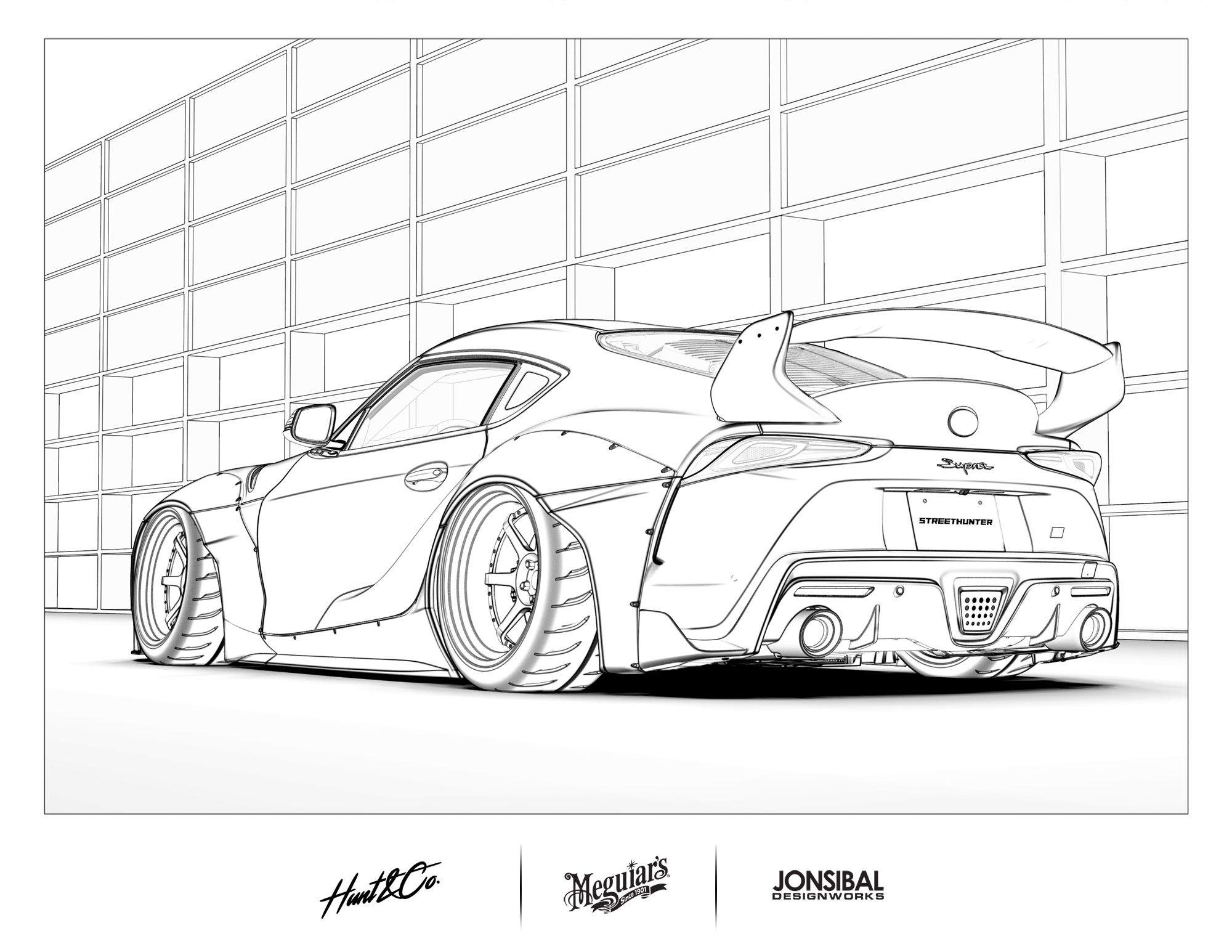 Car and driver on x get crafty with these amazing classic car coloring pages httpstcohsrotntt httpstcogxbdkuwyf x