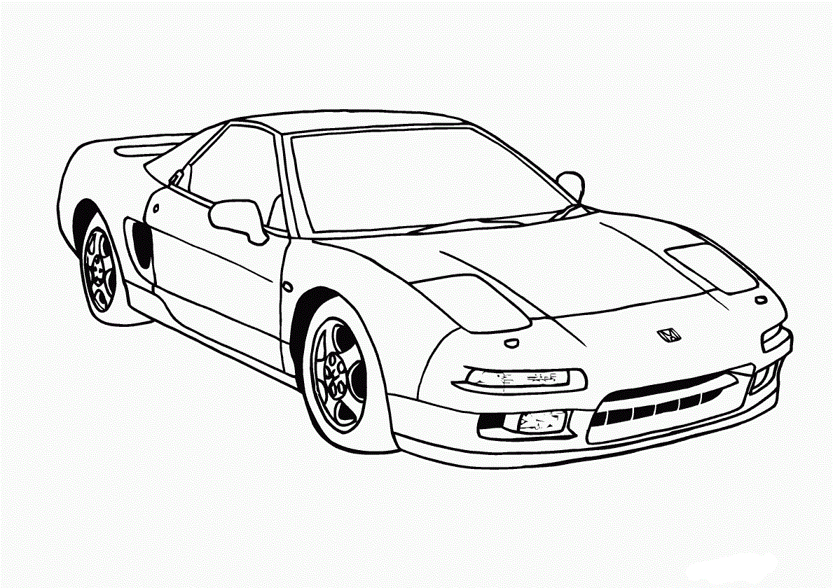 Car coloring pages
