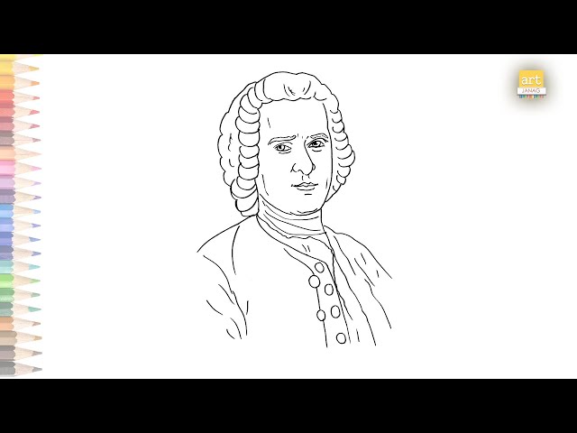 Jean jacques rousseau drawing easy how to draw jean jacques rousseau step by step art janag