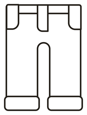 Jeans coloring page free printable coloring pages