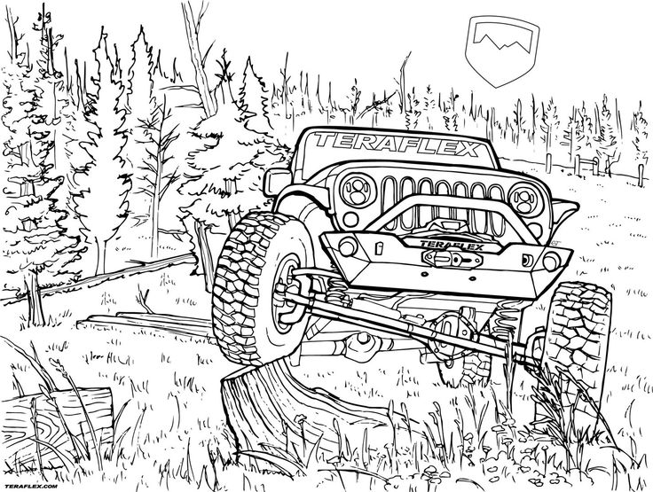 Pin by greg knight on jeep things truck coloring pages cars coloring pages coloring pages