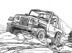 Jeep coloring book ideas jeep coloring pages happy kids