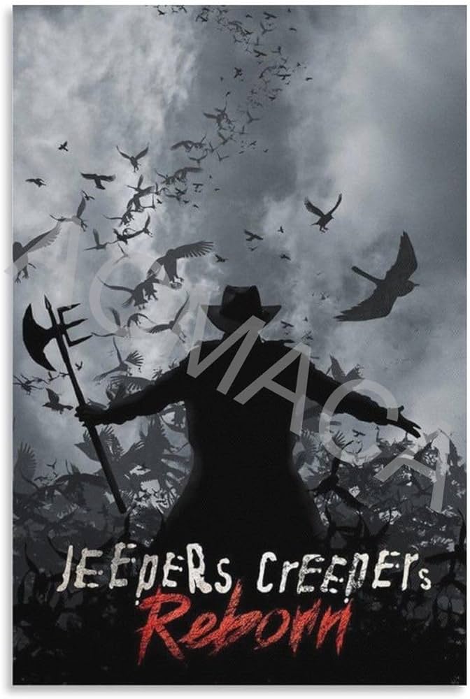 Jeepers creepers american horror movie poster vintage poster canvas painting posters and prints wall art pictures for living room bedroom decor xinchxcm unframe