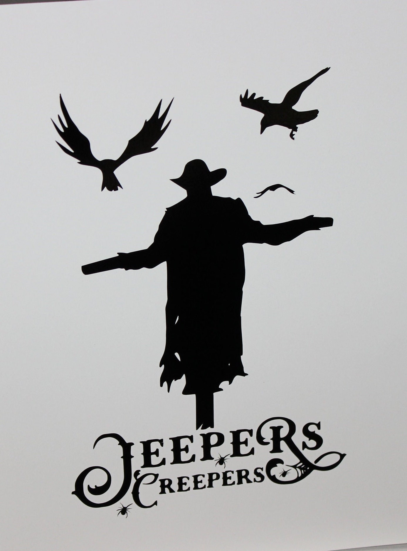 Jeepers creepers car decal