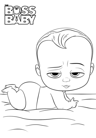 The boss baby coloring pages free coloring pages