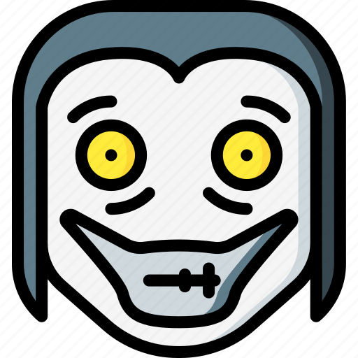 Creepy emojis halloween horror jeff killer scary icon