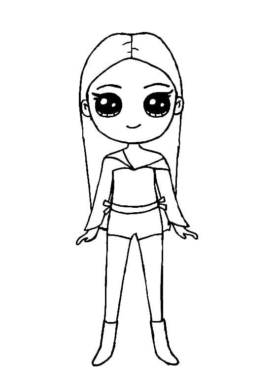 Cute jennie blackpink coloring page coloring pages cute small drawings kawaii drawings