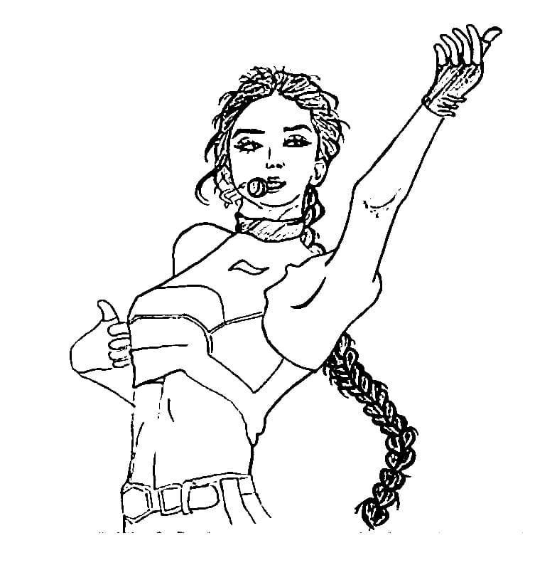 Blackpink jennie coloring page coloring pages free printable coloring pages coloring pages for kids