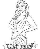 Printable coloring page jennifer lopez