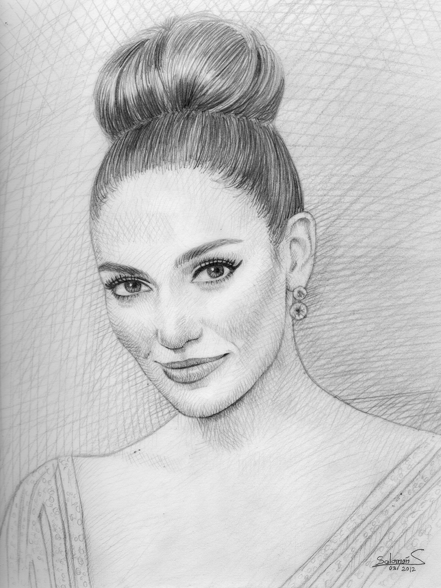 Jennifer lopez by salomnsm on