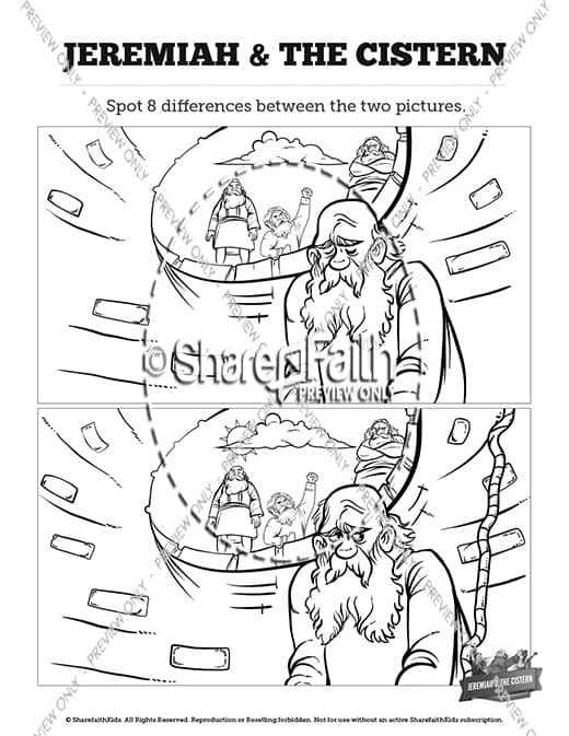 The prophet jeremiah kids spot the difference â